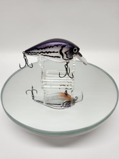 Blue/Purple/White S67 2.5 Square Bill with rattles